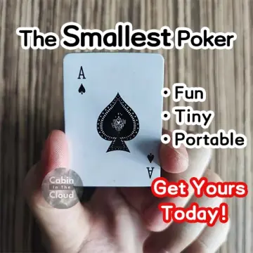 Playing Poker Cards Portable Mini Small Poker Interesting Playing