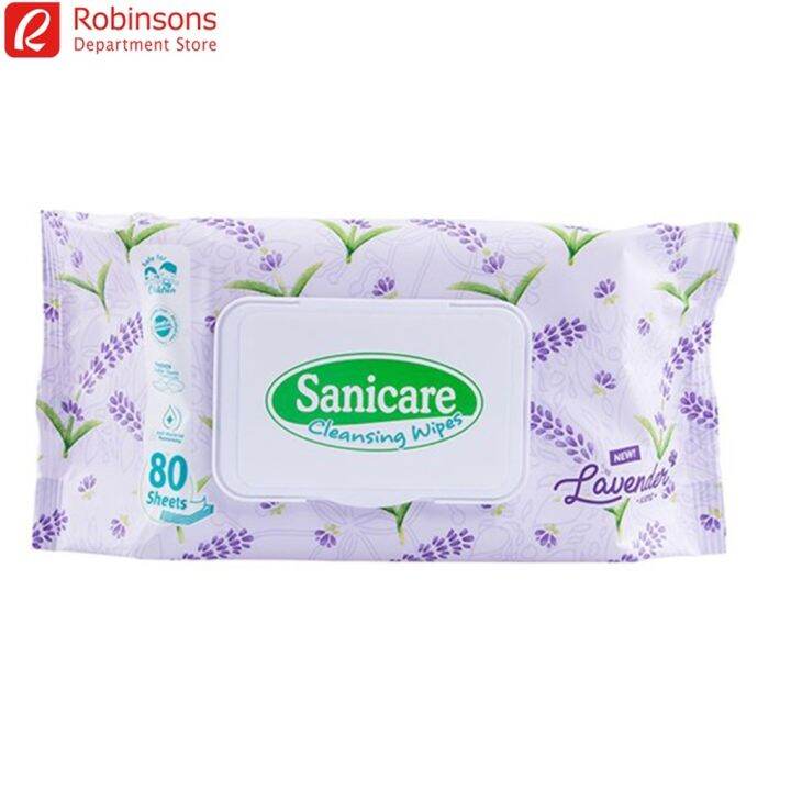 Sanicare Cleansing Wipes Lavender Sheets Lazada Ph