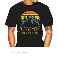 Vintage Yosemite National Park California T-Shirt Cotton Tee Shirt Male Brand Tee Shirt Men Cool Cotton T Shirt