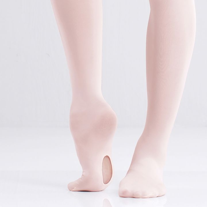 ushine-80d-ถุงน่องบัลเลต์เด็กผู้หญิงเต้นรำนักเรียนโรงเรียนเท้าแน่นเด็กเล็กตัวใหญ่