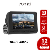 Camera hành trình ô tô 70mai A800S cam trước phù hợp mọi loại xe độ phân giải 4K bản quốc tế