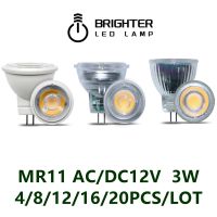 Mr11ประหยัดพลังงานหลอดไฟ Led GU4 AC/DC12V 3W ไฟสปอตไลต์ Cob 3000K 4000K 6000K อะไหล่ตกแต่งไฟสำหรับบ้านที่อบอุ่นฮาโลเจนหลอดไฟ LED หลอดไฟ LED S