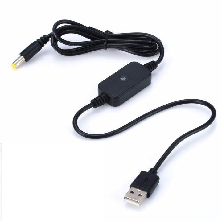 dc-dc-converter-cable-usb-5v-to-12v-dc-jack-5-5mmx2-1mm-step-up-power-สายแปลงไฟ-dc-12v