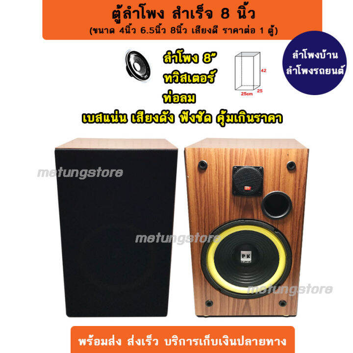 ตู้ลำโพง-8-นิ้ว-6-5-นิ้ว-4-นิ้ว-ราคาต่อ-1-ใบ-ตู้ลำโพงสำเร็จ-ลำโพงบ้าน-ลำโพงรถยนต์-เสียงดี