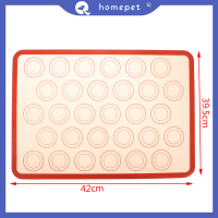 ? Homepet ซิลิโคนอบ Macaron MAT Pad แผ่นอบขนมเครื่องมือ Non-Stick แป้งเสื่อ