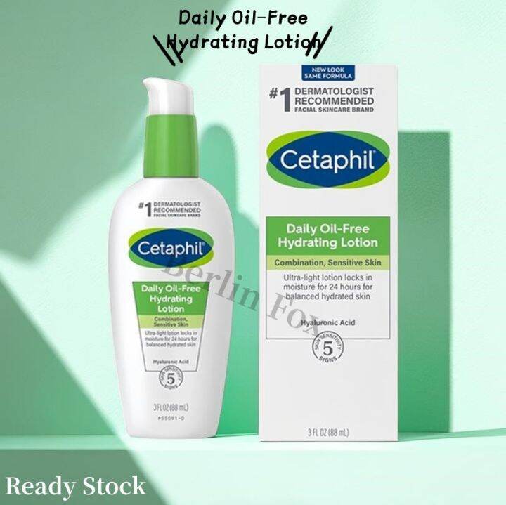 Cetaphil Daily OilFree Hydrating Lotion 88ml Hyaluronic Acid Facial