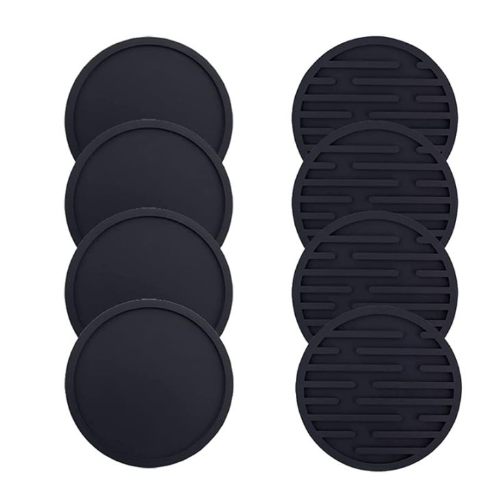 beverage-coasters-set-of-8-black-silicone-coasters-for-desktop-protection-non-stain-resistant-non-absorbent