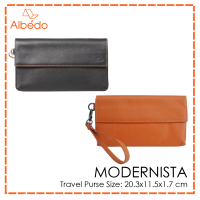 กระเป๋าสตางค์/กระเป๋าเงิน/กระเป๋าใส่บัตร ALBEDO TRAVEL PURSE รุ่น MODERNISTA - MO01899/MO01874