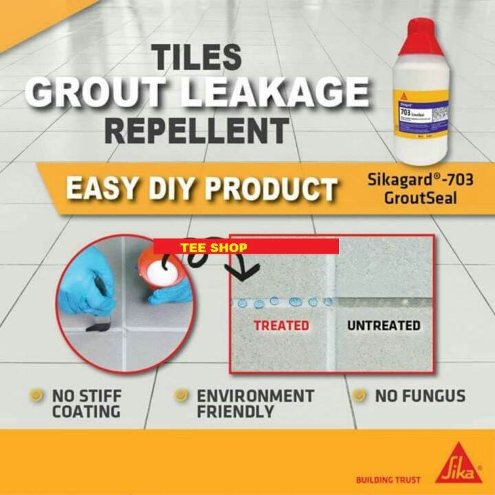 SIKA Sikagard 703 GroutSeal 1 Little Waterproofing Clear Tiles Joints