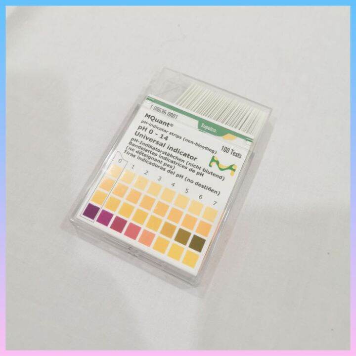 Merck pH Paper 014 100 strips Mquant 1 box (100strips) pH Indicator