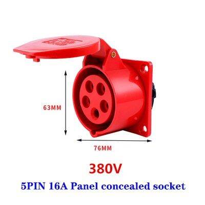 hot-selling-16a-industrial-plug-and-socket-waterproof-connector-3pin-4pin-5pin-ip44-waterproof-electrical-connection-wall-mount-socket