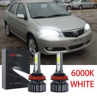 ชุดแปลงไฟหน้า LED 6000K สีขาว สําหรับ Honda City (SEL) 4th Gen 2003 2004 2005 2006 2007 2008 2 ชิ้น รับประกัน 24 เดือน