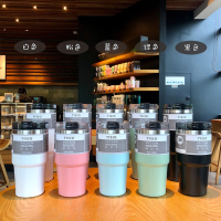 Tyeso แก้วมัค600ML/890ML Tumbler Drinkware กาแฟถ้วยสำหรับเบียร์เย็นฉนวนขวด thermo แก้ว Termos