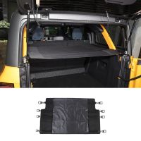 Car Rear Trunk Curtain Cover Storage Bag for Ford Bronco 2021 2022 4 Door Accessories Black