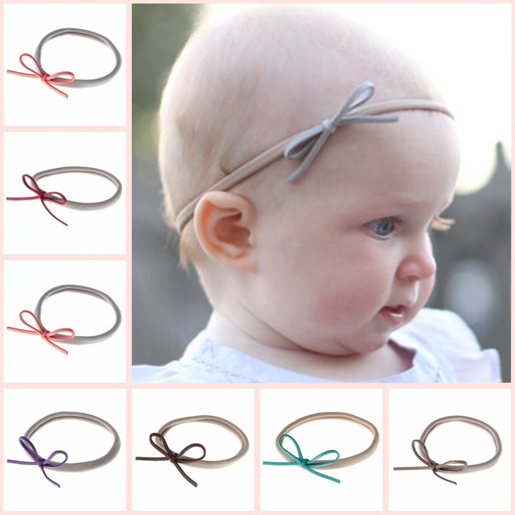 10Pcs Kids Girls Baby Toddler Cute Bow Headband Headwear Hair Band Accessories 