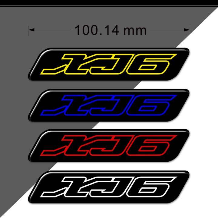 แองเจลิ-แผ่นรองถัง-xj600-xj-600สำหรับ-yamaha-xj6แผ่นป้องกันสติกเกอร์กระดูกปลาโลโก้ตราสัญลักษณ์รถจักรยานยนต์