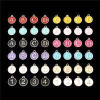 A-Z Letter Charms Charms ตัวอักษรอักษรย่อ Handmade จี้สำหรับสร้อยข้อมือ DIY ทำ