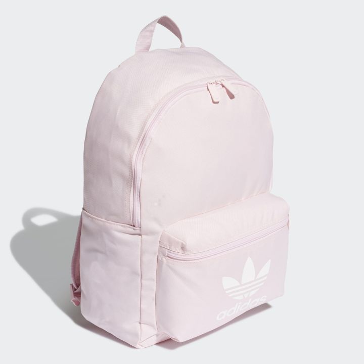 กระเป๋าเป้adidas-adicolor-backpack-fl9652-กระเป๋าสะพายหลัง-สีชมพู-ลิขสิทธิ์เเท้100