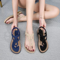 BEYARNE Women Sandals Flip Flops Summer Flat Shoes Woman Bohemian Sandals Ladies Vacation Beach Sandales Femme