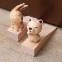 【LZ】tripod countryside17de5 Cartoon Animal Wooden Door Stopper Anti-Collision Anti-Wind Decorative Doorstops Holder Heavy Duty Wall Protector Door Plug