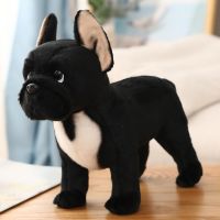 ชีวิตจริง Sting France Bulldog Chihuahua Plush ของเล่น Soft Lifelike Puppy ตุ๊กตาสัตว์ Shiba Inu Ks เด็กคริสต์มาสของขวัญ