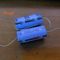 2pcs/5pcs Original new 3300UF 40V Japan Panasonic purple shell axial electrolytic capacitor 40V3300UF 18*50