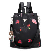 Waterproof Oxford Women Backpack Fashion Anti-theft Women Print School Bag High Quality Large Capacity