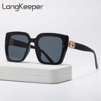 Long Keeper 2023 Vintage Trending Y2K Sunglasses Oversized Men Women Vintage Square Fashion Sun Glasses Male Female Shades Uv400 Cycling Sunglasses