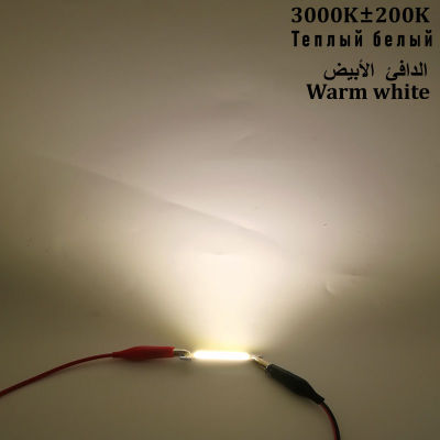 LED Wall Lamp Light Source 48*7mm 3W 9v DC 300mA COB Bulb Chip on Board Bar Strip for DIY Table Desk Lighting
