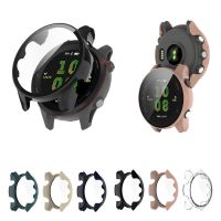 ✖ One-piece Watch Case สำหรับผู้เบิกทาง Garmin 255/255S PC ฟิล์มกันรอย All Inclusive Protect Shell Smart Watch Anti-fall Accessor