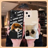 texture soft shell Phone Case For iphone13 Mini leather Phone lens protection creative Anti-knock Back Cover cute youth