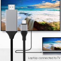 [LUNA electronic accessories] สาย USB-C 4K Type C เป็น HDMI อะแดปเตอร์ที่รองรับ USB 3.1สำหรับ Huawei MacBook