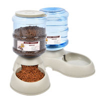 3.8L Gravity Water Dispenser Cat Automatic Feeder Plastic Dog Water Bottle Food Water Dispenser Feeding Bowl for Cat Dog