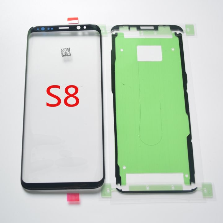 [2023ใหม่] G950 S8แผงหน้าจอสัมผัสอะไหล่ซัมซุง S8 Galaxy G950F จอโทรศัพท์หน้าจอสัมผัสกระจกด้านนอกจอ LCD