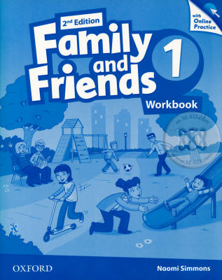 Bundanjai (หนังสือคู่มือเรียนสอบ) Family and Friends 2nd ED 1 Workbook Online Practice (P)