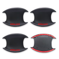 ครอบรองมือเปิดประตู ถ้วยรองมือเปิดประตู Hilux ดำด้าน "Hilux" Bowl Insert Handle Hand Cover Trim Toyota Hilux Revo Roccco SR5 ปี 2015 - 2018 มีบริการเก็บเงินปลายทาง