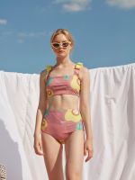 Zummerzalt Collection Artist  Kate Orita - two piece ลาย print flora ชุดว่ายน้ำลายพิมพ์พิเศษจากศิลปิน Kate Orita จำนวนจำกัด