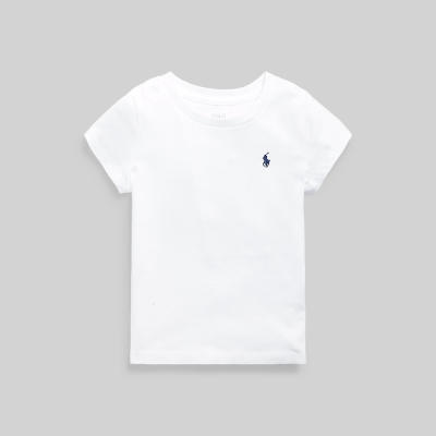 Polo Ralph Lauren Kids TEE เสื้อยืดเด็ก Girls 4-6X รุ่น CWPOTSHR8020119 สี 100 WHITE