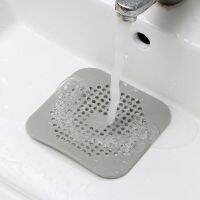 【hot】 Round Hair Catchers Silicone Sink Drain Strainer Shower Filter Stopper Rubber Deodorant Plug