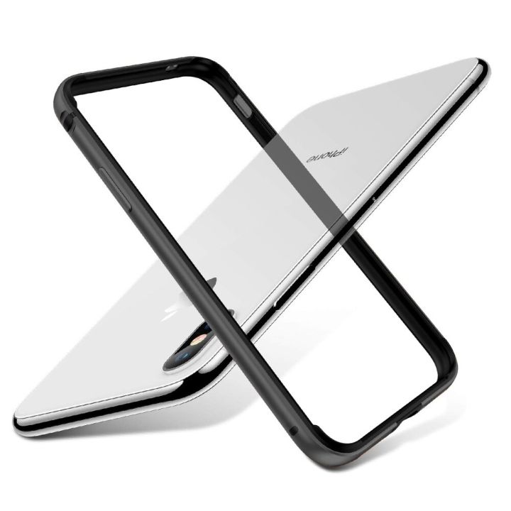 สินค้าใหม่ในสต็อก-แบรนด์หรูโลหะกรณีกันชนสำหรับ-iphone-14-13-12มินิ11-pro-max-11pro-12pro-13pro-xs-x-xr-8-7-se-2020สีดำสีฟ้าอุปกรณ์เสริม