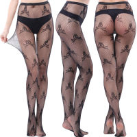 WAW Fishnet tights Skull rajstopy collants Gothic เสื้อผ้า medias negras pantyhose Femme pantis de mujer ผู้หญิง s ถุงน่อง