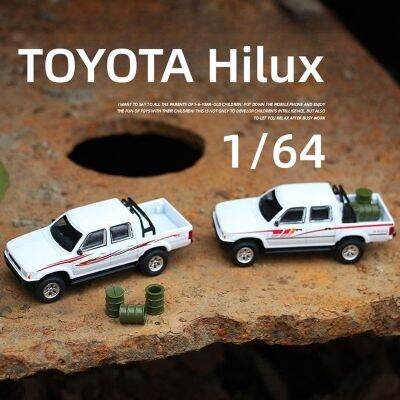 1/64 TOYOTA Hilux Truck ของเล่นรถกระบะรถยนต์,Jackiekim 3 Moo In Lega Di Veicoli Collezione In Metallo Pressofuso A Ruota Rilia ต่อ Ragazzo