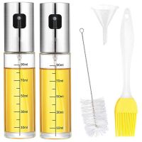 2PCS Press Type Oil Bottle Oil Bottle for Cooking Spray Bottle Oil Mister for Air Fryer Cooking Oil Sprayer