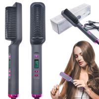 № Multifunctional Hair Straightener Comb Anti-Scald Hair Straightening Brush Fast Heating Ceramic Hair Straightener Styling Tools