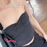 SOMEDAY : BLINK TUBE TOP | เสื้อเกาะอกทวิตหน้า ผ้ากริตเตอร์