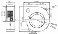 ❈ 2022.new. 9733 BBQ Grill ท่อไอเสียในครัวเรือน12V 24V 220V Induction Cooker Turbo Blower เตาไม้ Hot Pot Fan