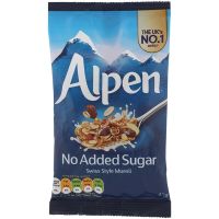 อัลเพนมูสลี่ไม่มีน้ำตาล 41กรัม ✿ Alpen No Added Sugar Muesli 41g.