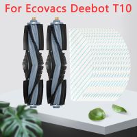 17Pcs Mop Cloth Main Brushes for Ecovacs Deebot T10 Vacuum Cleaner Replacement Spare Parts for Floor Cleaning