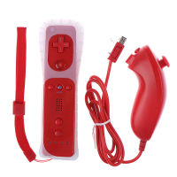 Shyli Wii &amp; Wii U Remote &amp; Nunchuck มีเคสพร้อมตัวควบคุม +