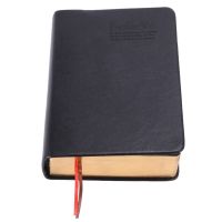 3X Thick Paper Notebook Notepad PU+Paper Bible Diary Book Journals Agenda Planner School Office Supplies Black+Gold